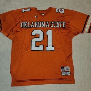 Oklahoma State Cowboys #21 Barry Sanders Russell size 60 (3xl) Jersey